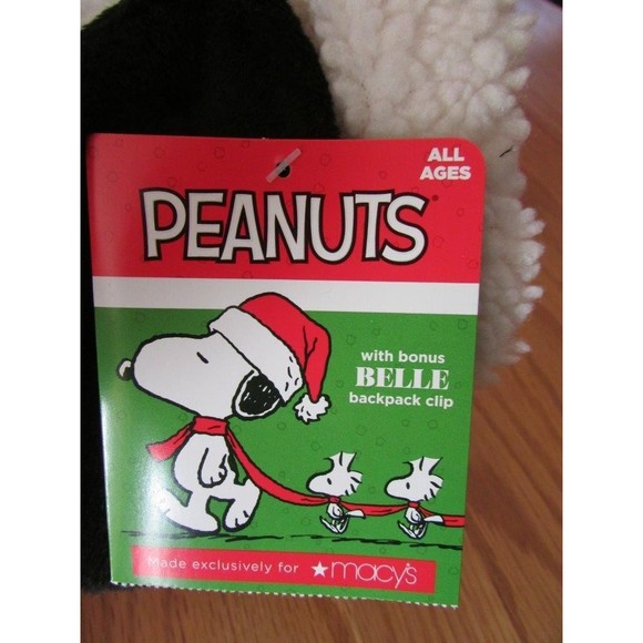 Exclusive MACY'S 2015 Signature Holiday Christmas SNOOPY Plush Toy Puppy Dog NWT - Picture 8 of 10